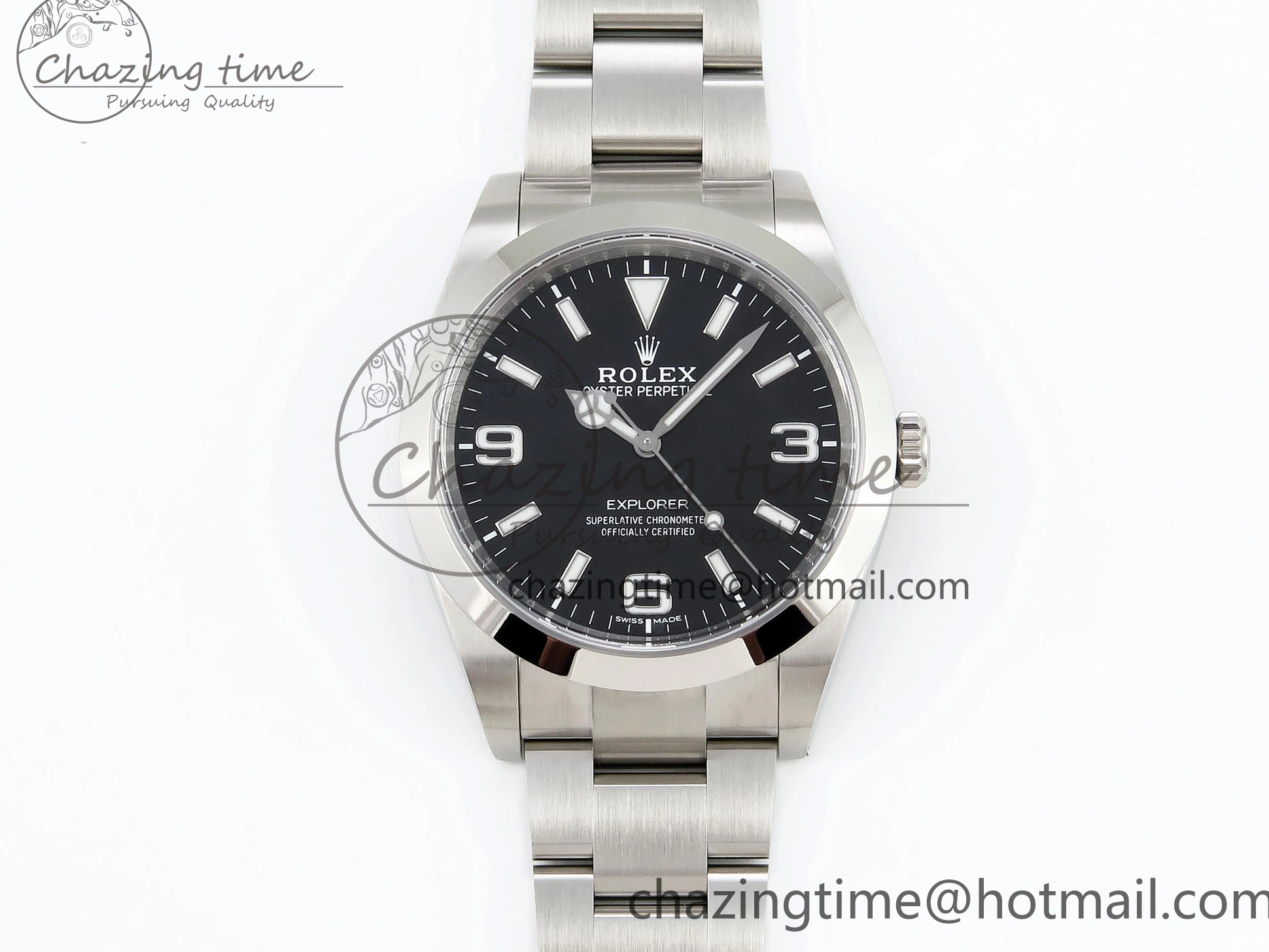 0120 Trendsetting Explorer I 214270 39mm Clean 1:1 Best Edition Black Dial on SS Bracelet VR 1738